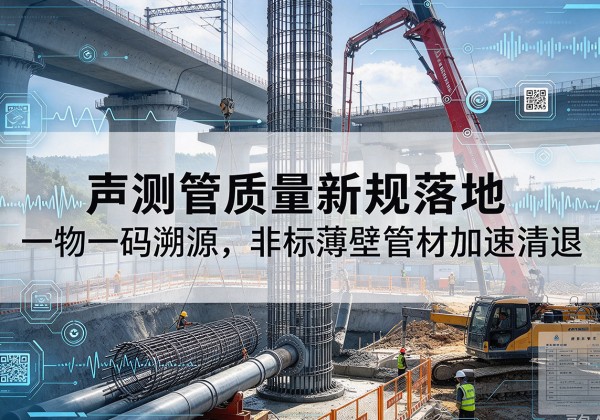 库尔勒声测管质量新规落地，一物一码溯源，非标薄壁管材加速清退